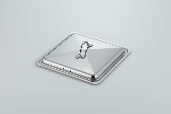 Fiberline iron square frying pan and cover