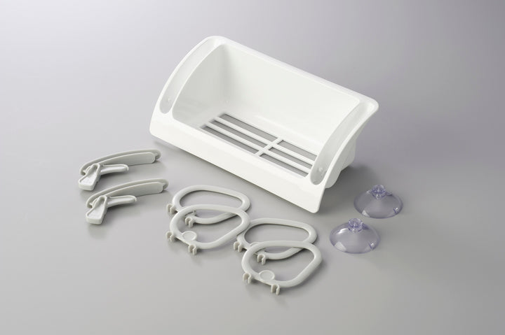 Sponge rack with eco-friendly hooks