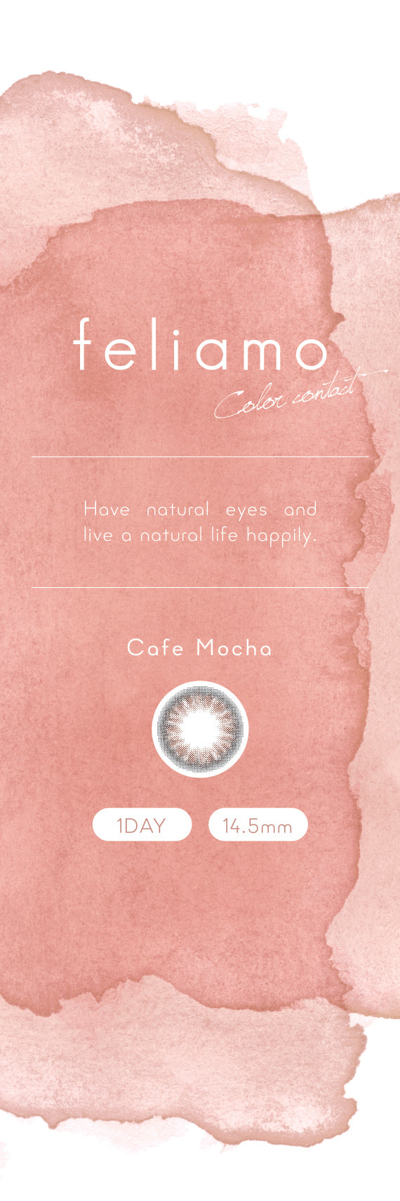 feliamo 1day Colored Contact Lenses - Cafe Mocha - 10 Pieces - 14.5mm DIA - Japanese Brand