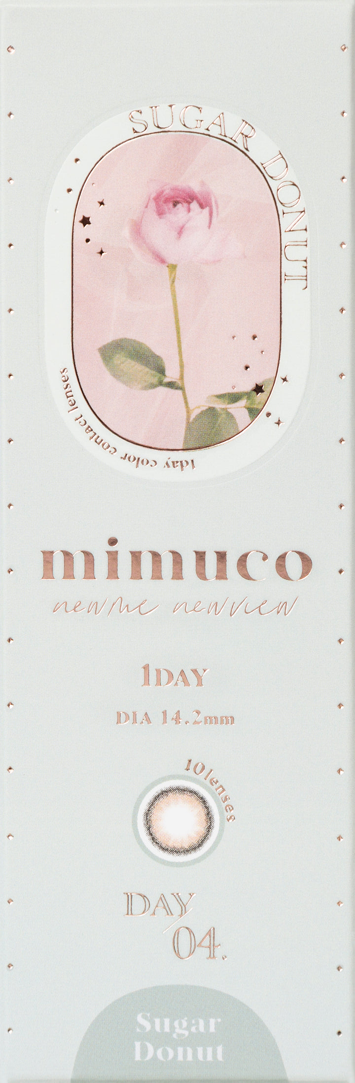 mimuco 1day Colored Contact Lenses - Sugar donuts - 10 Pieces - 14.2mm DIA - Japanese Brand
