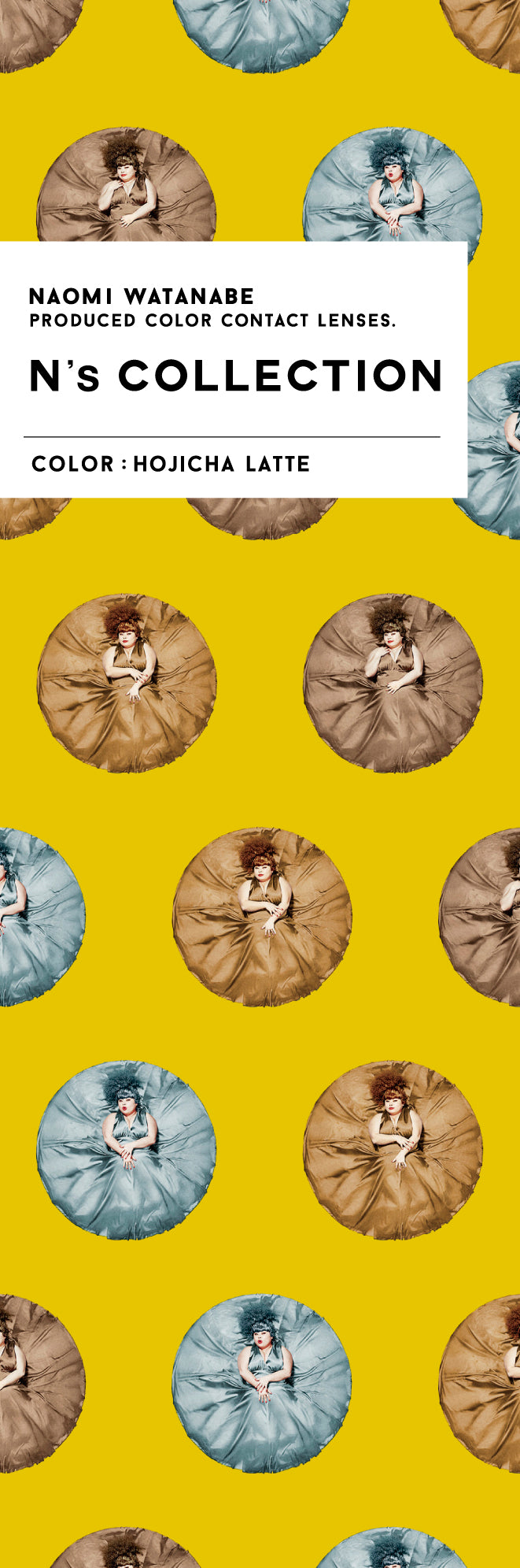 N's COLLECTION 1day Colored Contact Lenses - Roasted green tea latte - 10 Pieces - 14.2mm DIA - Japanese Brand