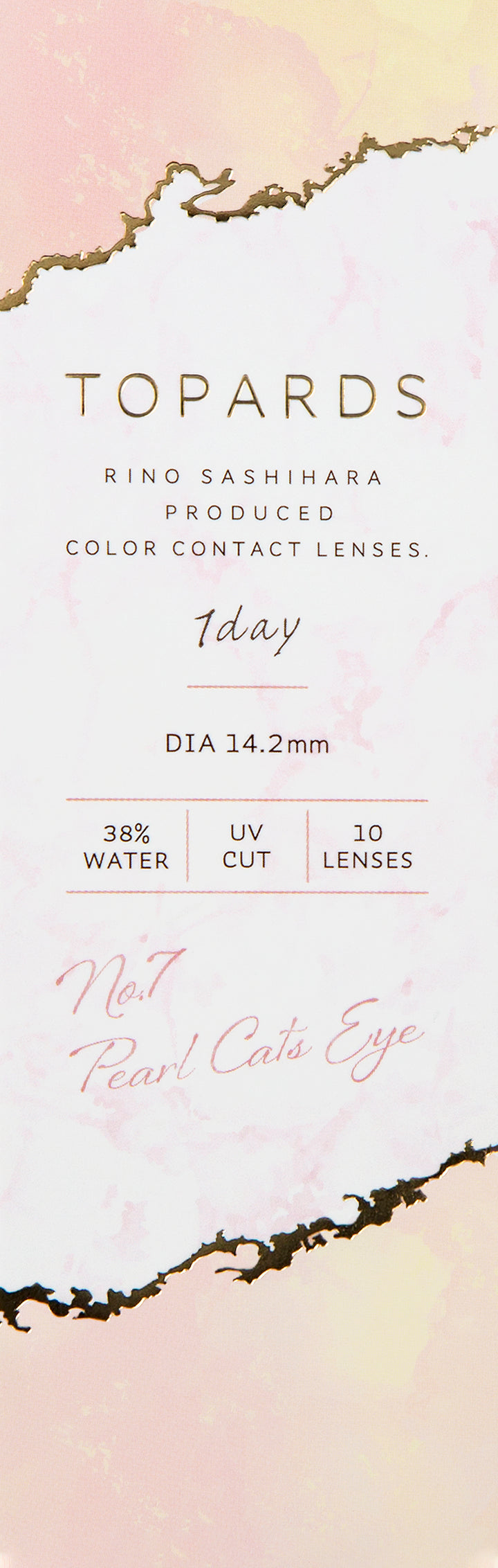 TOPARDS 1day Colored Contact Lenses - Pearl Cat&