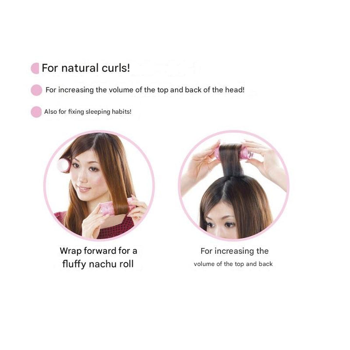 Beauty Hair Rollers - 40mm / Pink / 2pieces