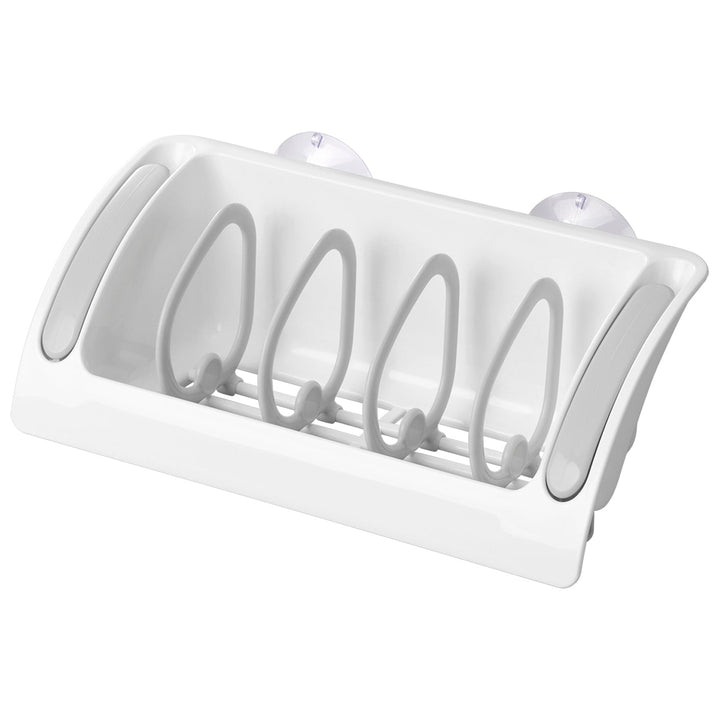 Sponge rack with eco-friendly hooks