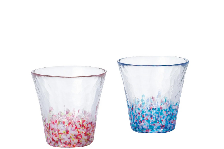 Colors of Japan Glass Pair