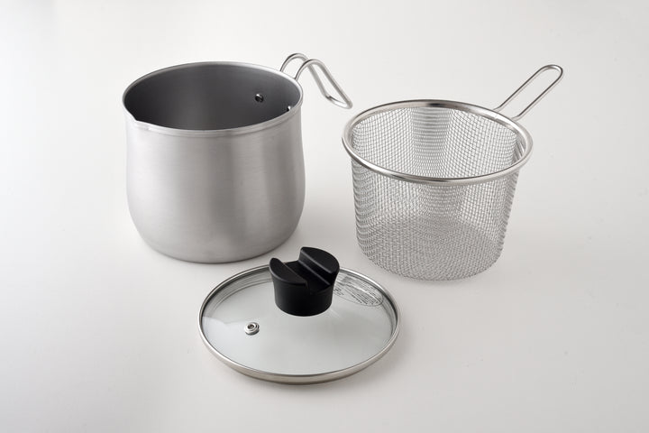 Stainless steel multi pot with strainer