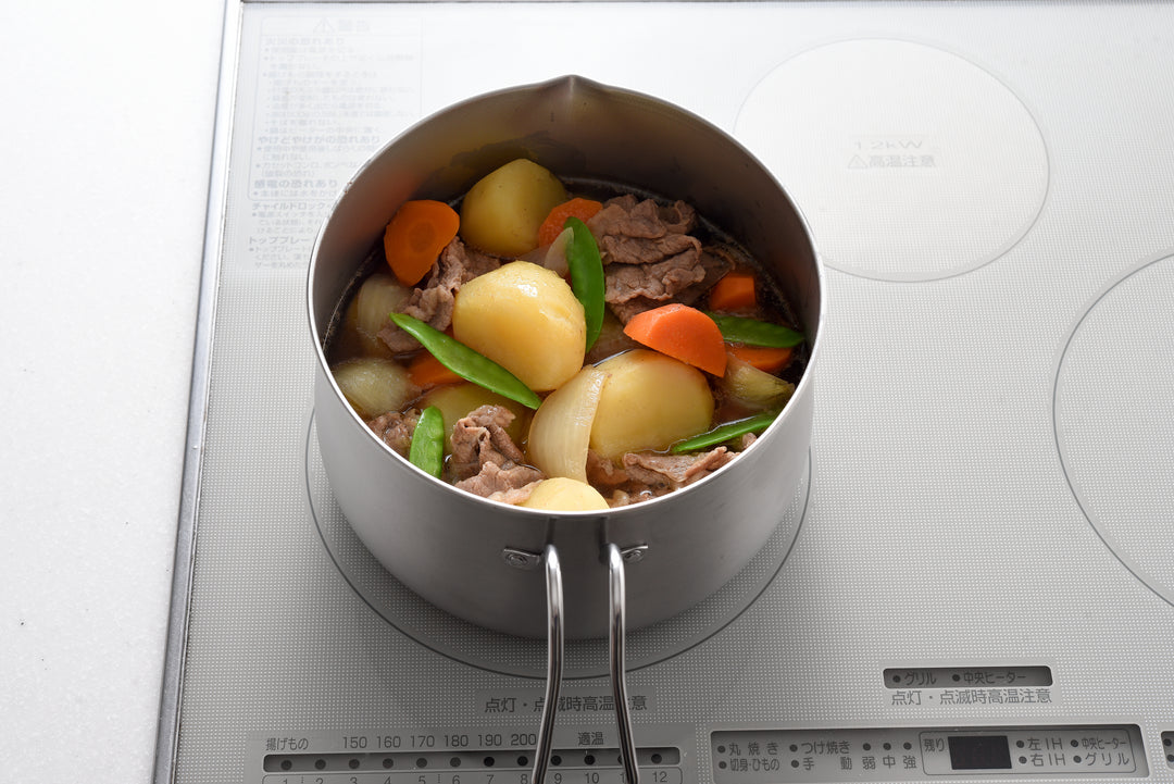 Stainless steel multi pot 18cm with strainer