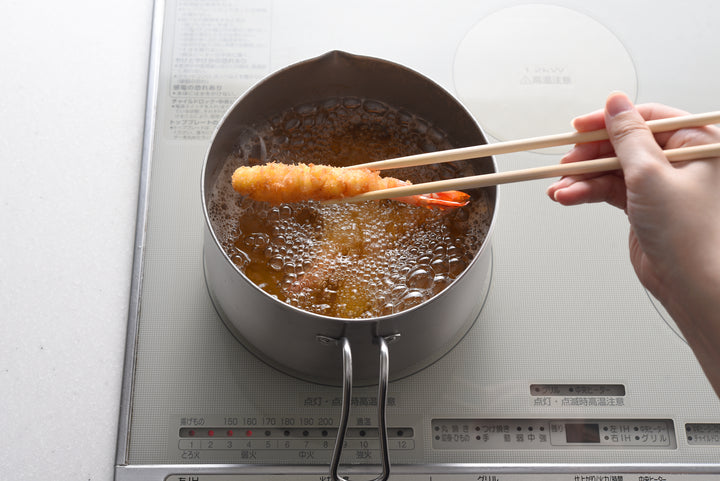 Stainless steel multi pot 18cm with strainer