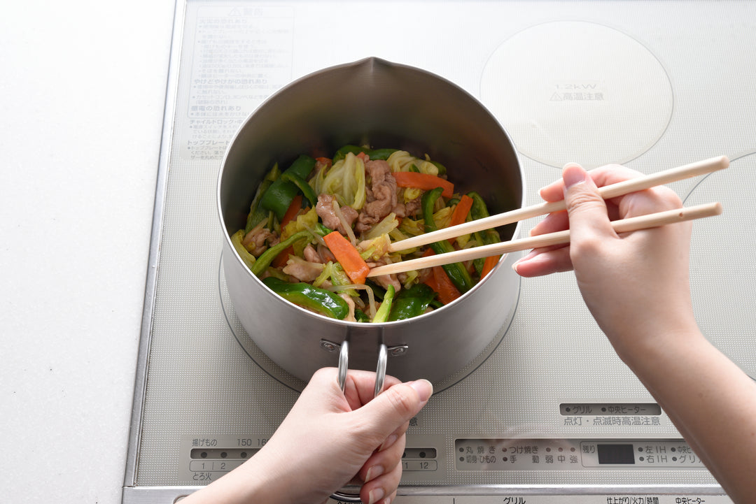 Stainless steel multi pot 18cm with strainer