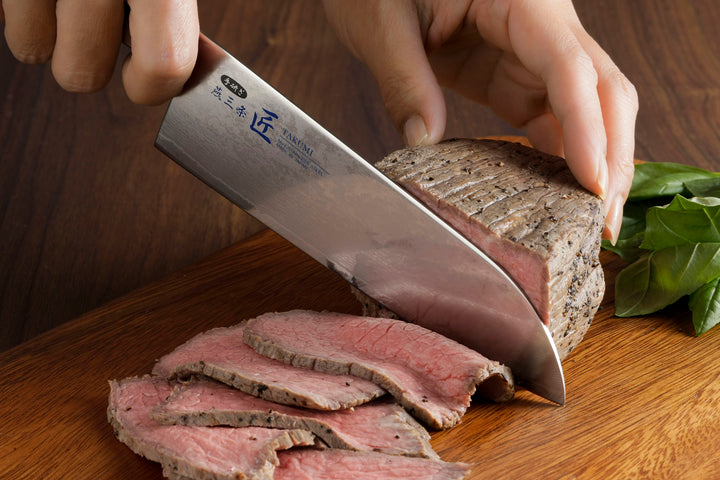 Tsubame-Sanjo TAKUMI Kasumi Damascus Santoku Knife – 16.3cm