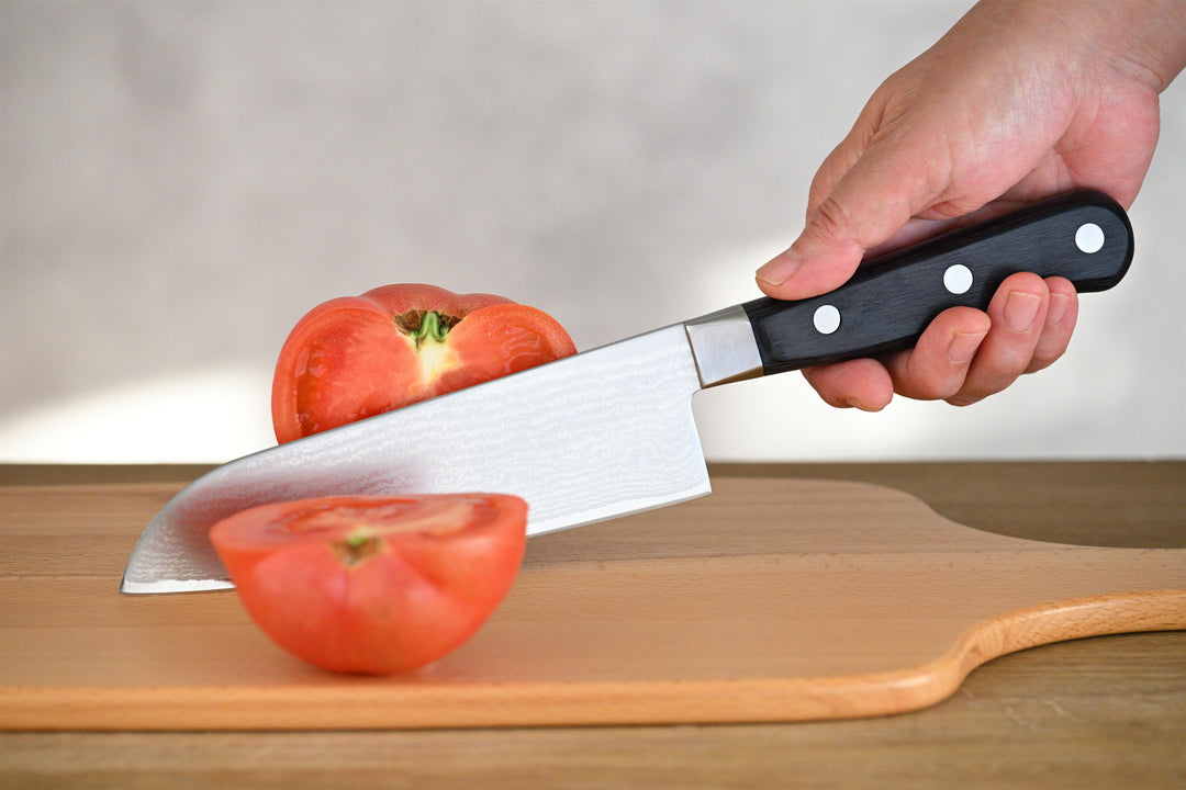Tsubame-Sanjo TAKUMI Kasumi Damascus Santoku Knife – 16.3cm