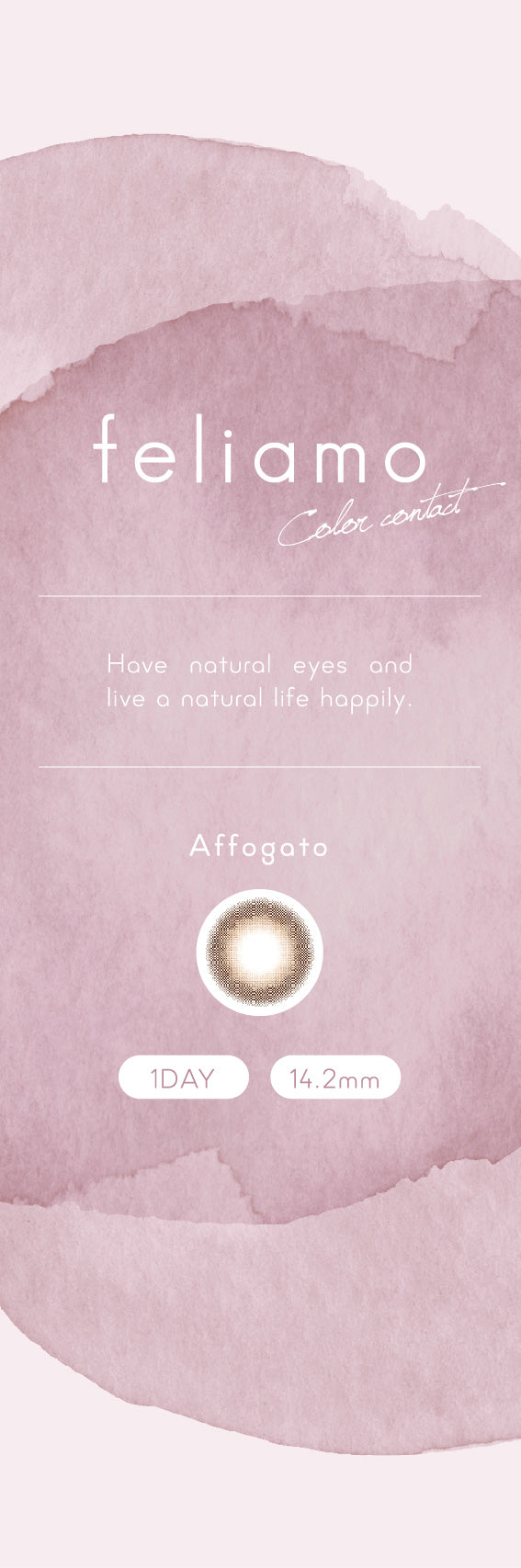 feliamo 1day Colored Contact Lenses - Affogato - 10 Pieces - 14.2mm DIA - Japanese Brand